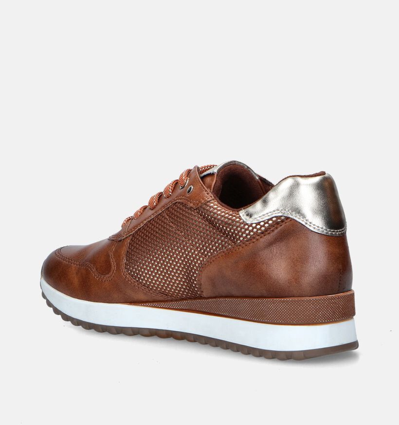 Marco Tozzi Cognac Sneakers voor dames (345035) - geschikt voor steunzolen