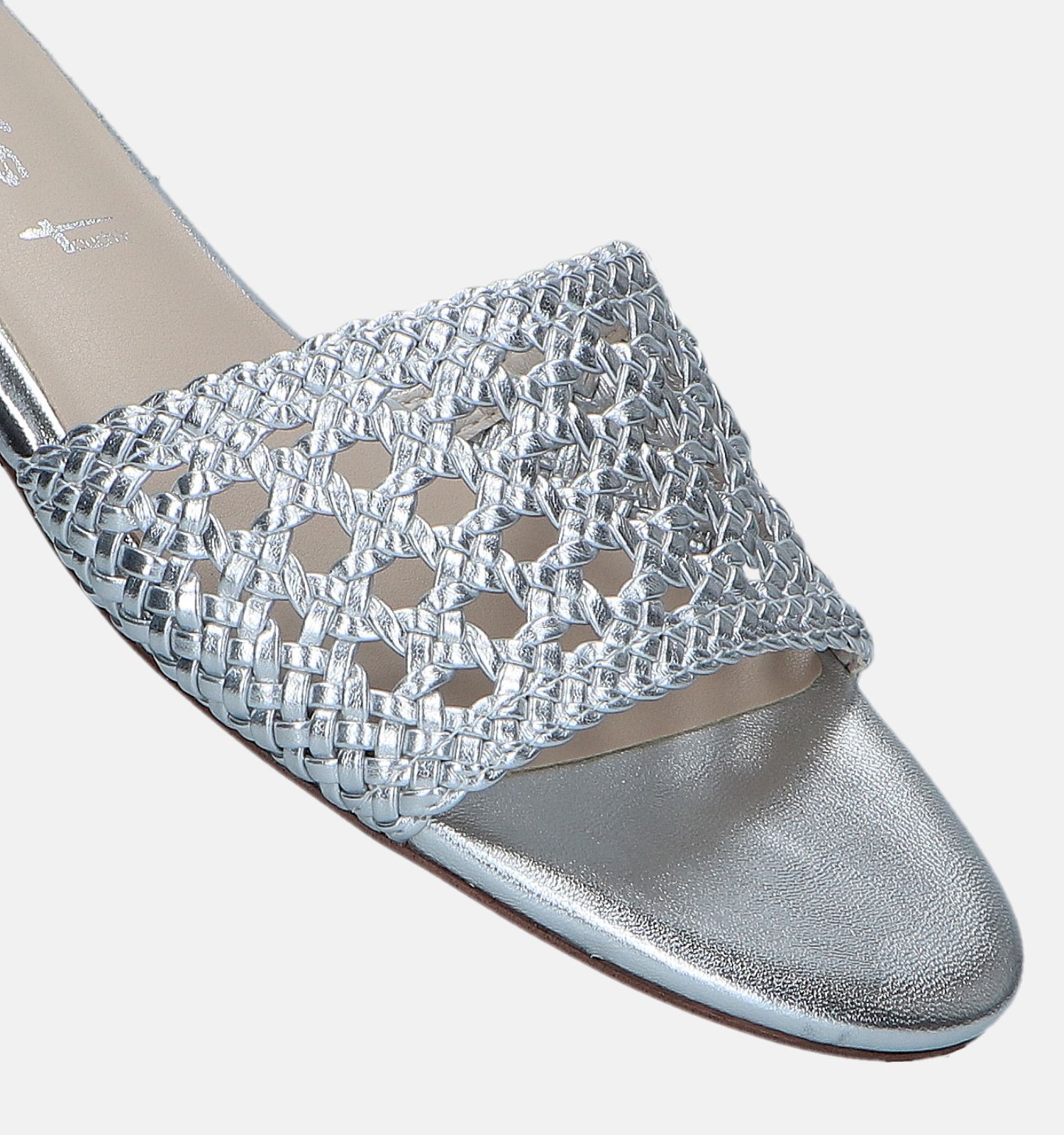 Tamaris Zilveren Muiltjes Dames Slippers Online op TORFS.BE