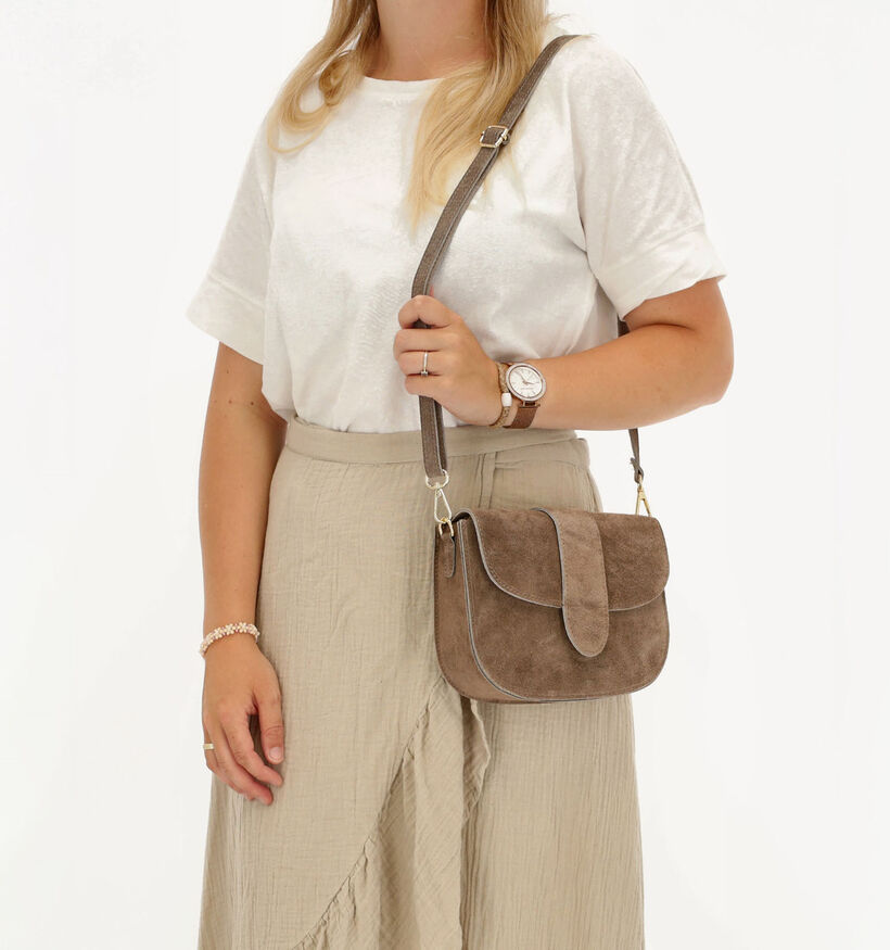 Charm London Taupe Crossbodytas voor dames (366001)