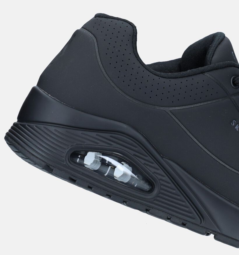 Skechers Uno Stand On Air Baskets en Noir pour hommes (350318) - pour semelles orthopédiques