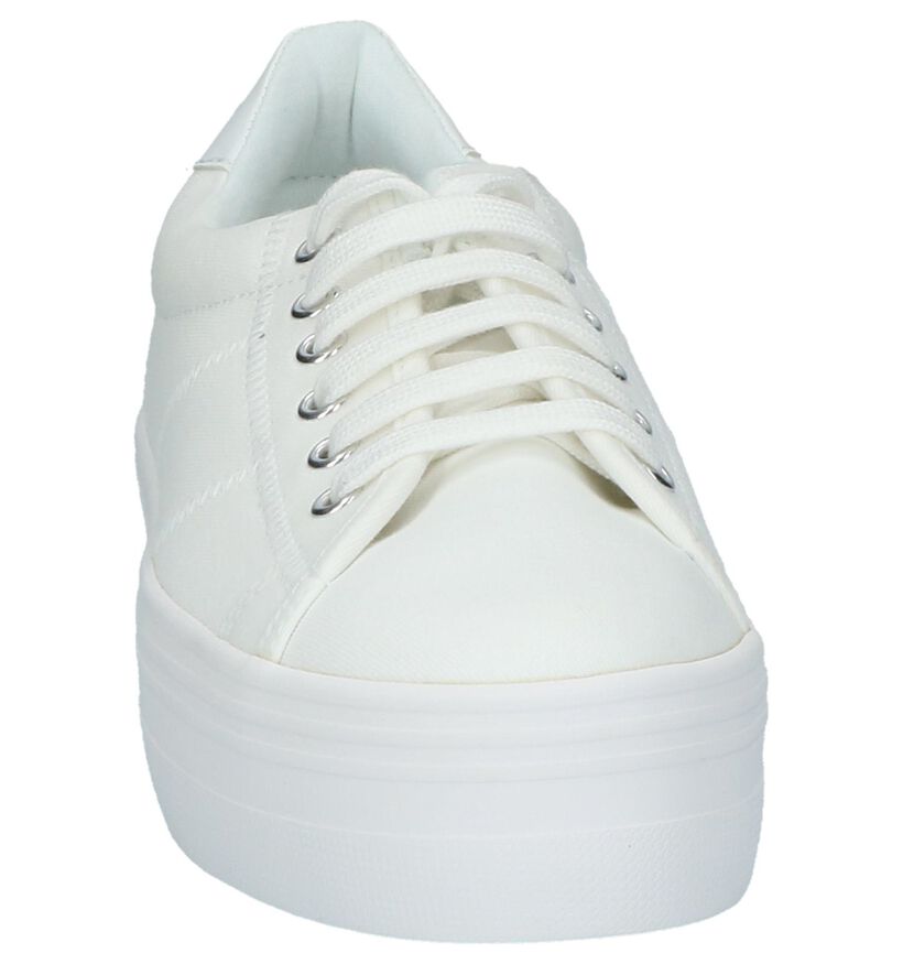 Zwarte Sneakers No Name Plato in stof (243156)