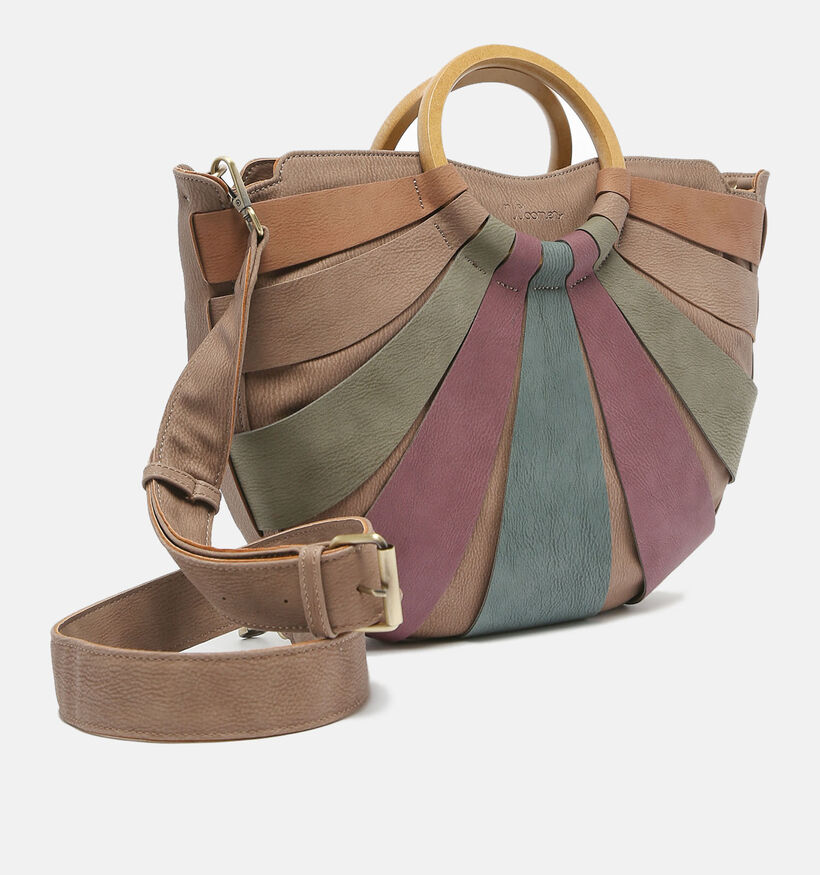 Woomen Amandier Sac à main en Taupe pour femmes (330782)