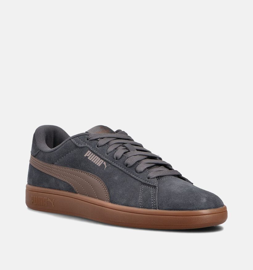 Puma Smash 3.0 Grijze Sneakers voor heren (359109) - geschikt voor steunzolen
