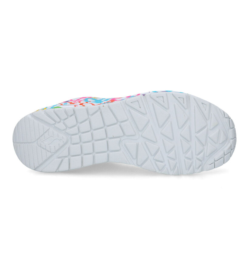 Skechers Uno Highlight Love Baskets en Blanc pour femmes (334204)