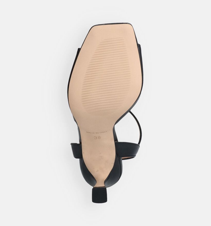 Laurent David Zwarte Sandalen met hak voor dames (373560)
