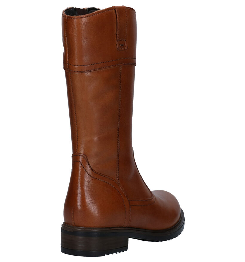 Loli Laly Bottes hautes en Cognac en cuir (298605)