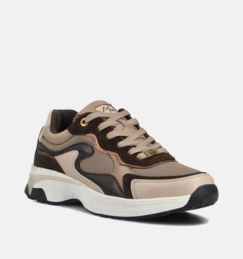 Mexx Baskets Noir/Beige/Marron