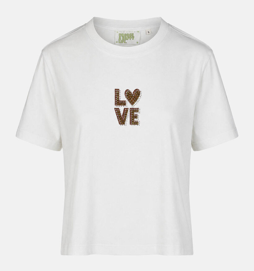 The Shirt Project Love Witte T-shirt voor dames (381887)