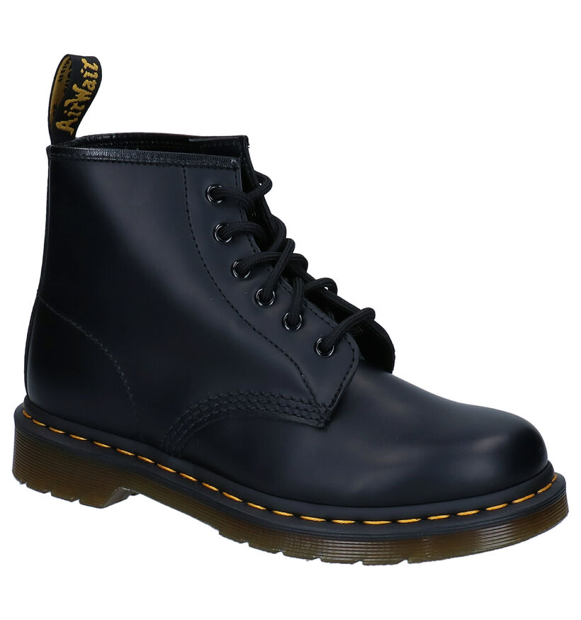 Dr. Martens YS Zwarte Bottines in leer (294088)