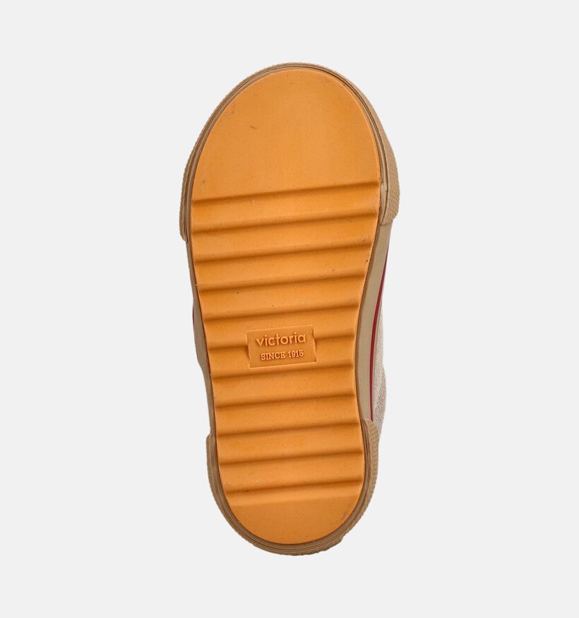 Victoria Baskets basses en Beige pour gar&ccedil;ons (379100) - pour semelles orthop&eacute;diques