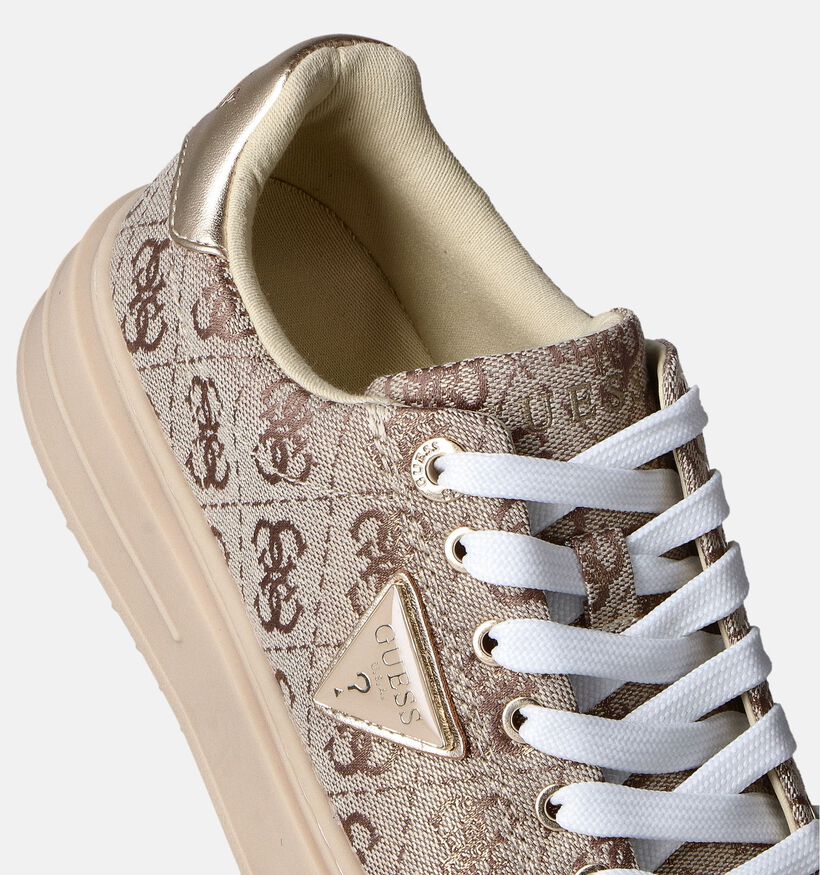 Guess Denesa 12 Baskets en Or pour femmes (353386) - pour semelles orthopédiques