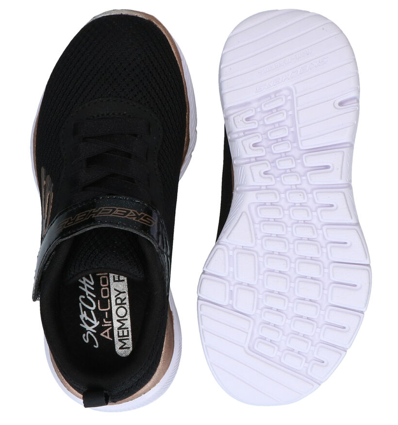 Skechers Skech Appeal Zwarte Sneakers in stof (294003)