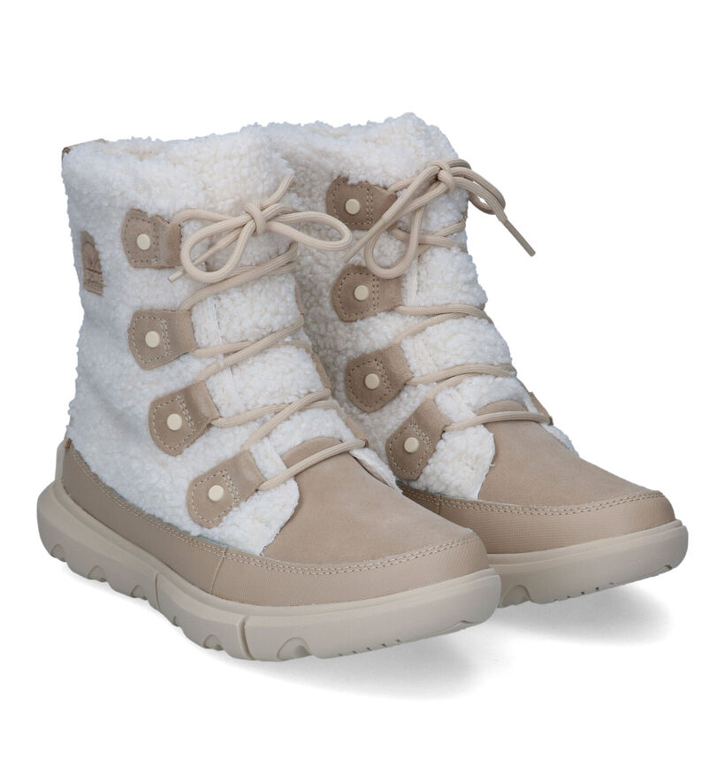 Sorel Explorer Bottes de neige en Beige pour femmes (312423) - pour semelles orthopédiques