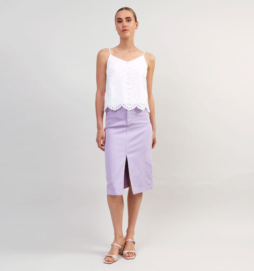 Pieces Vilde Wit Topje voor dames (351105)