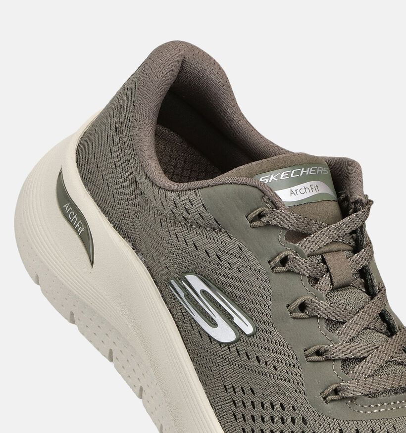 Skechers Arch Fit 2.0 Big League Kaki Sneakers voor dames (367465)