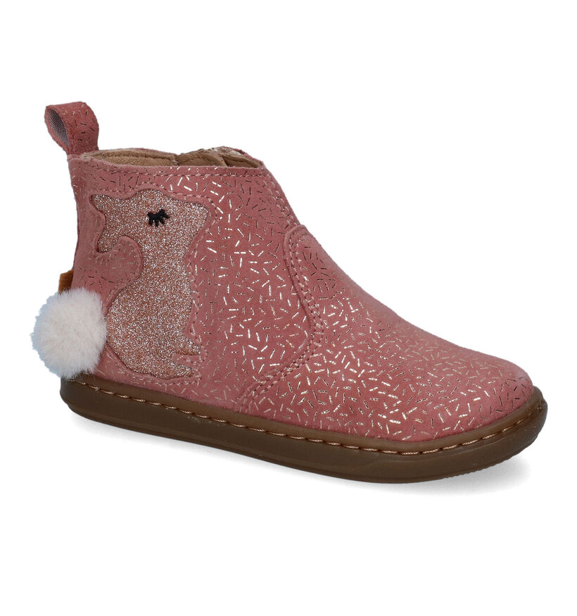 Shoo Pom Bouba Pimpim Bottes en Rose en nubuck (314053)
