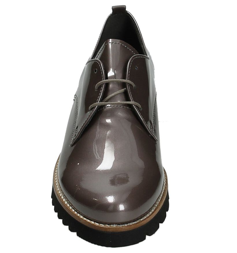 Gabor OptiFit Chaussures à lacets en Noir en verni (282311)
