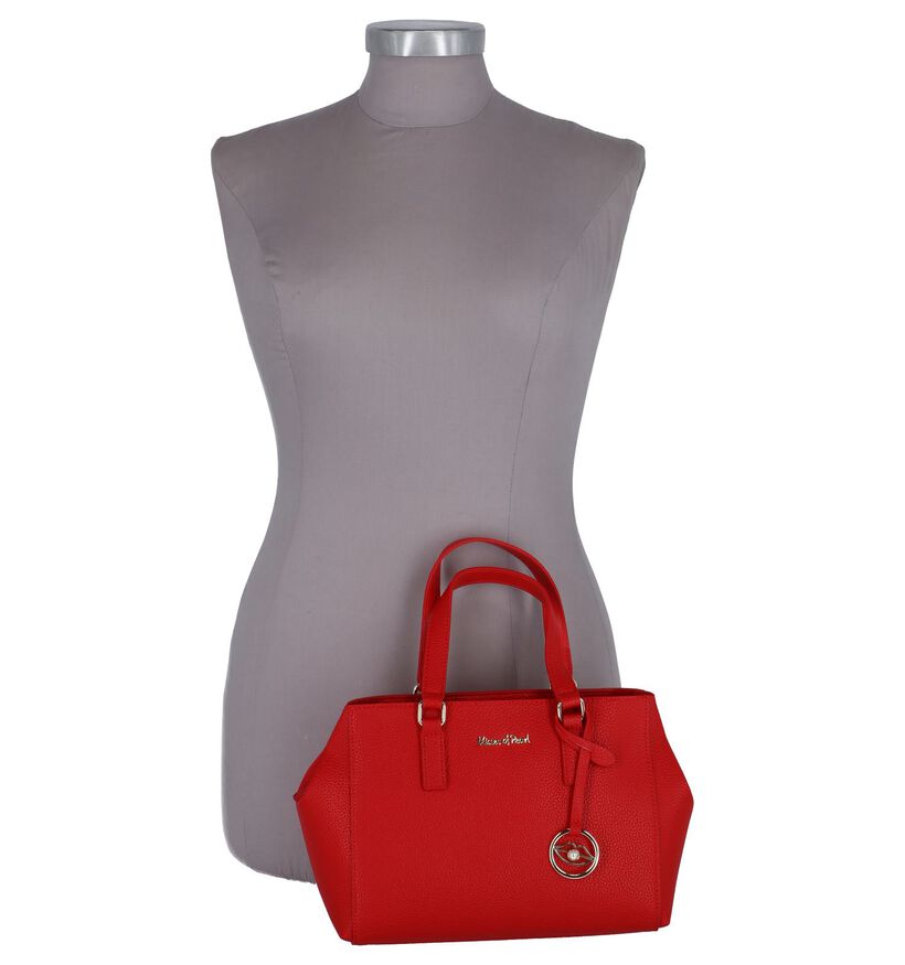 Rode Handtas Kisses of Pearl Sac &agrave; main en Rouge in kunstleer (248246)