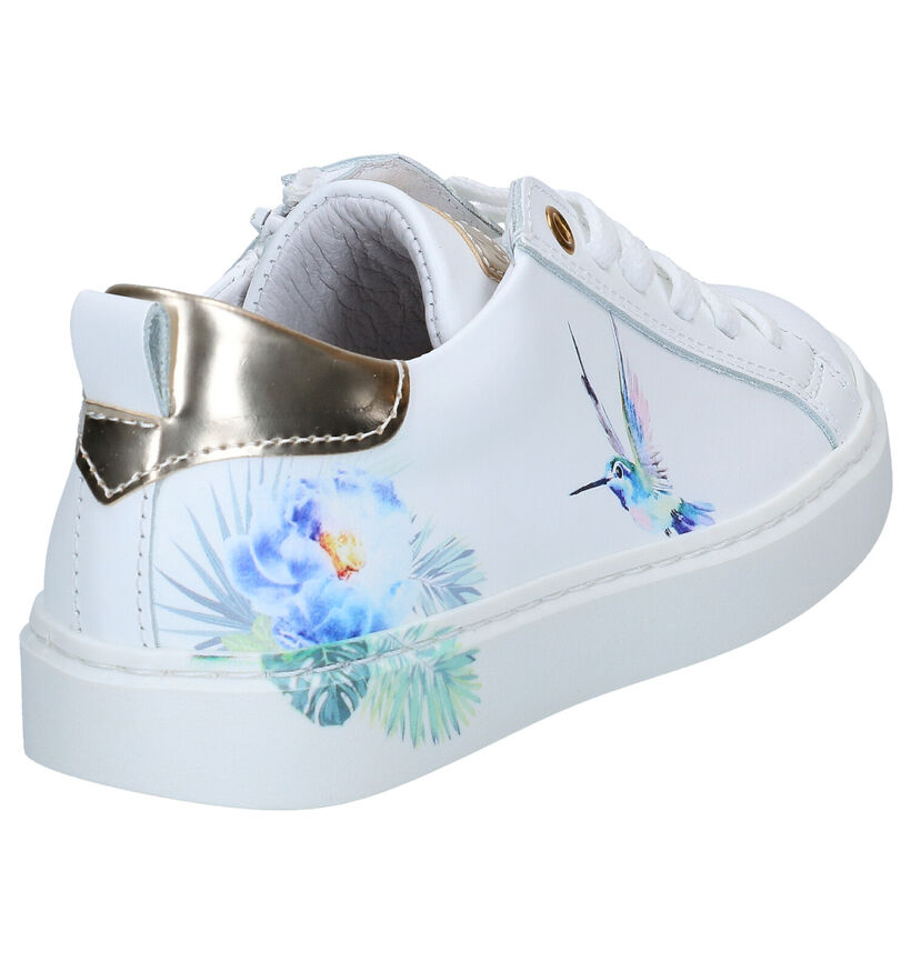 Bana & Co Chaussures basses en Blanc en cuir (286686)