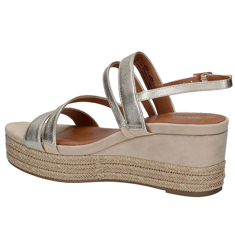 Tamaris Touch it Gouden Sandalen voor dames (292220)