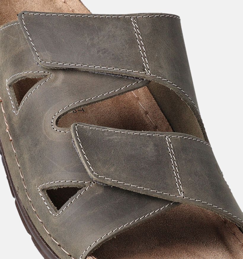 Rohde Nu-pieds casual en Vert kaki pour hommes (358409)