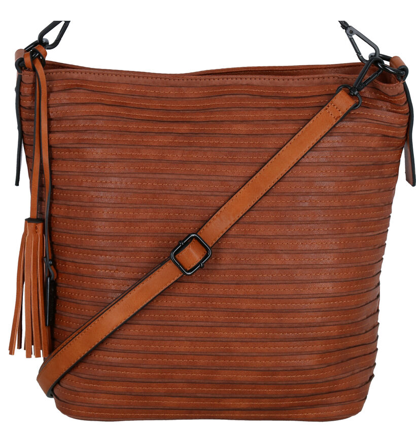 Tamaris Barbara Cognac Crossbody Tas in kunstleer (280610)