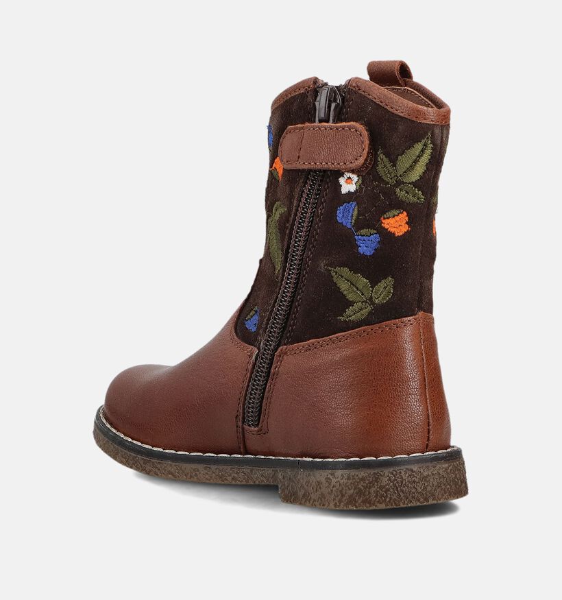 Milo & Mila Cognac Laarzen voor meisjes (363056)