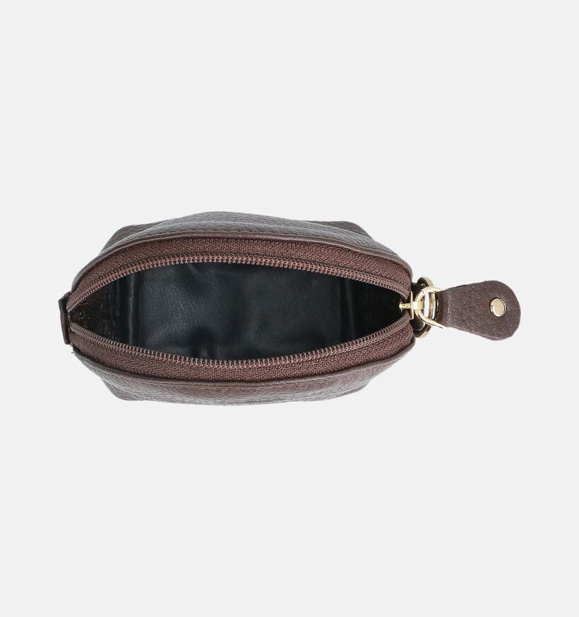 Crinkles Porte-monnaie zippé en Marron pour femmes (365747)