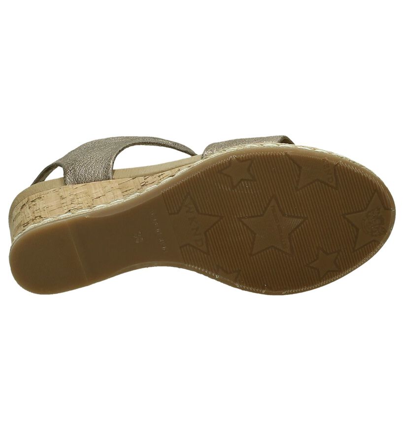 Sandalen met Sleehak Brons Weekend, , pdp