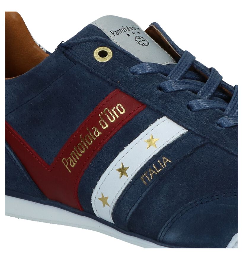 Pantofola d'Oro Chaussures basses en Bleu foncé en daim (240863)