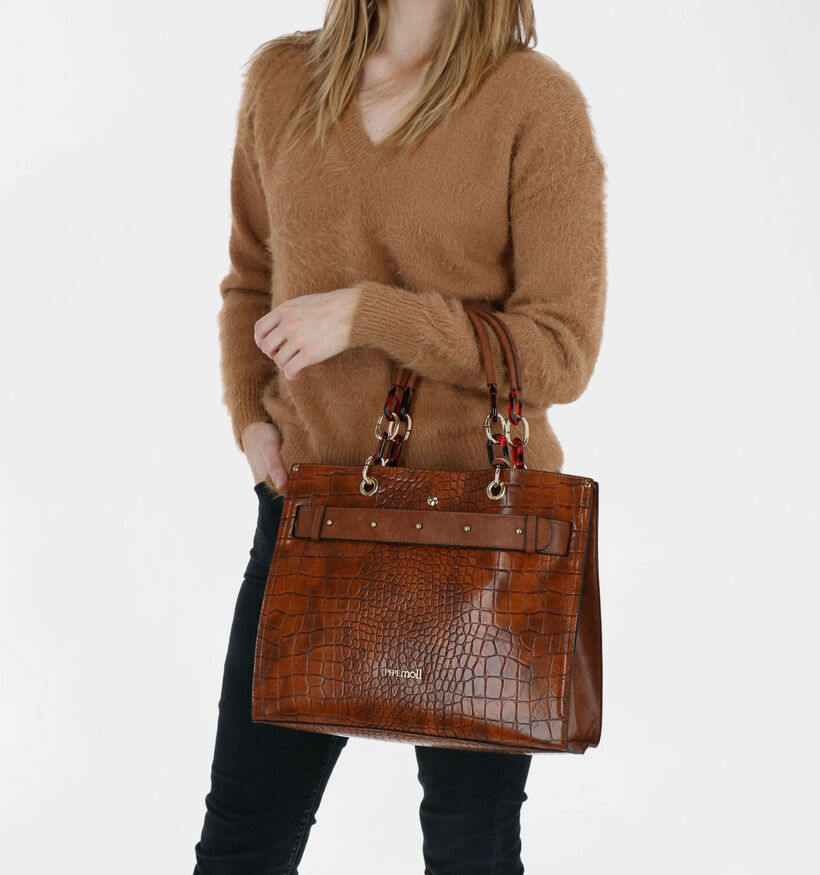 Pepe Moll Vegan Cognac Handtas in kunstleer (283581)