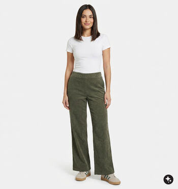 Vero Moda Pantalons Vert