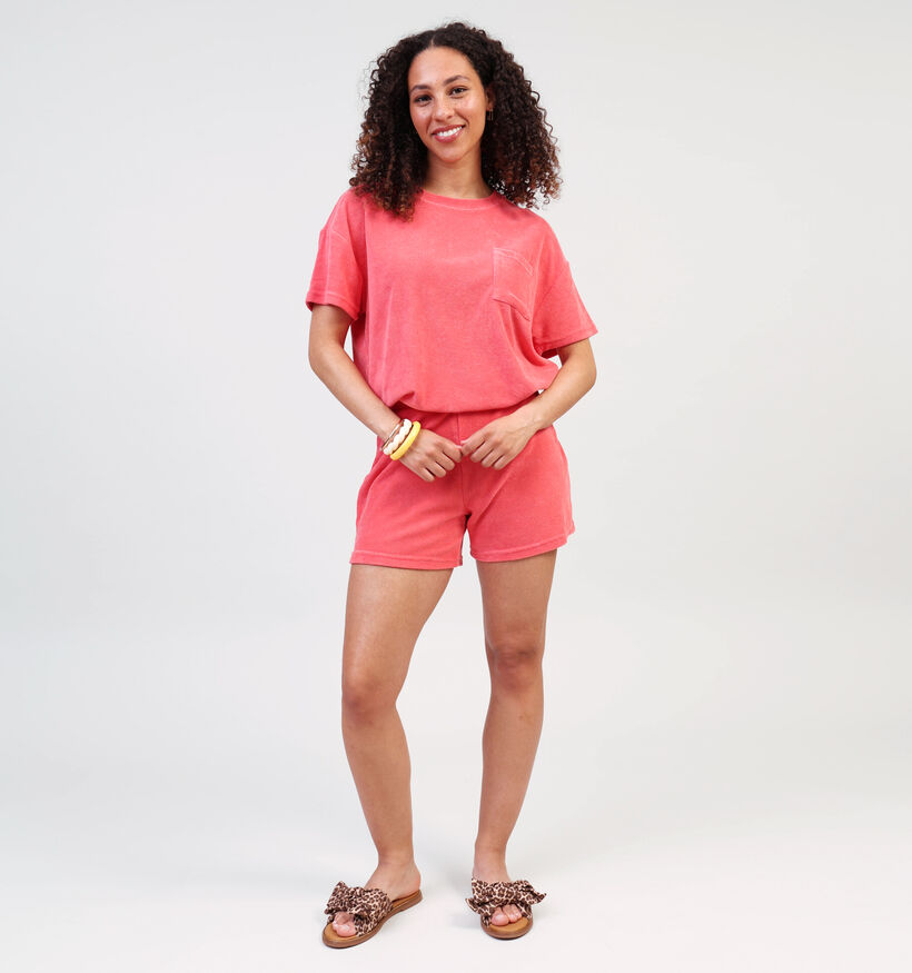 JDY T-shirts en Rose pour femmes (365265)
