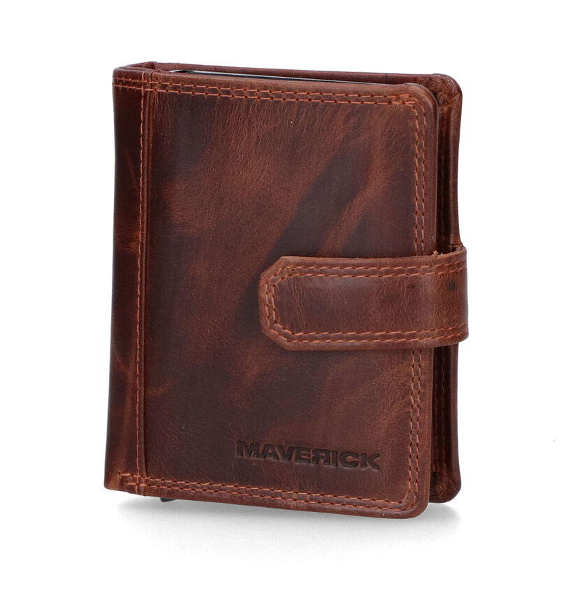 Maverick Bruine Kaartenhouder voor heren (358817)