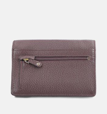 Crinkles Portemonnees Zwart/Beige/Bruin/Groen