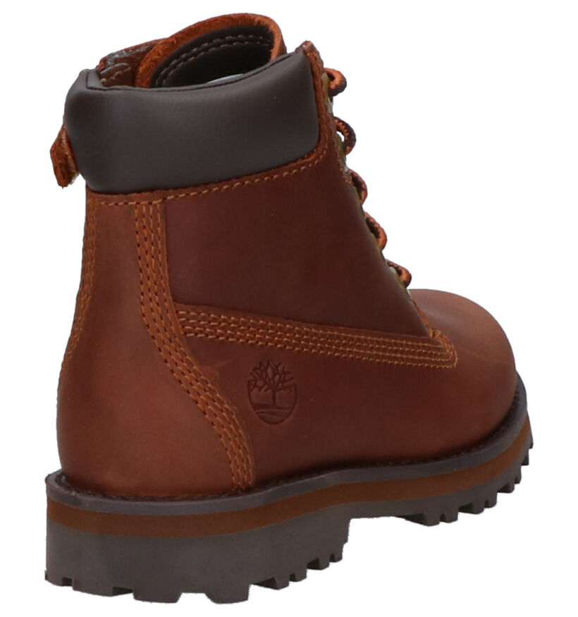 Timberland Courma Kid 6 inch Bottines en Marron pour filles, garçons (329077) - pour semelles orthopédiques