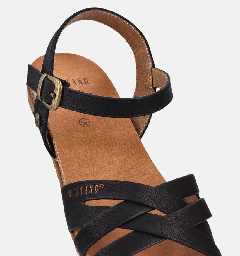 Mustang Zwarte Sandalen voor dames (372117)