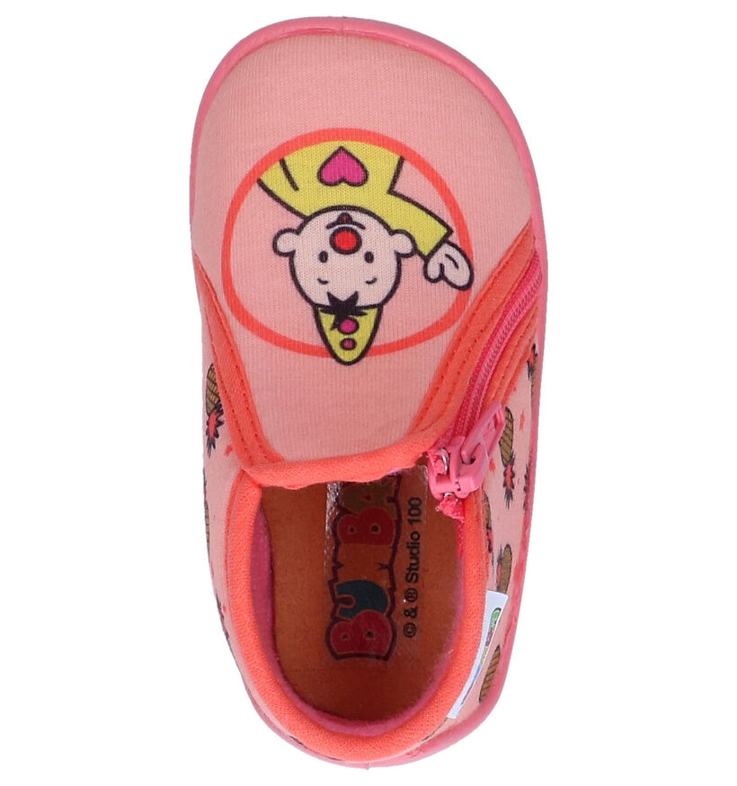 Bumba Roze Pantoffeltjes in stof (279789)