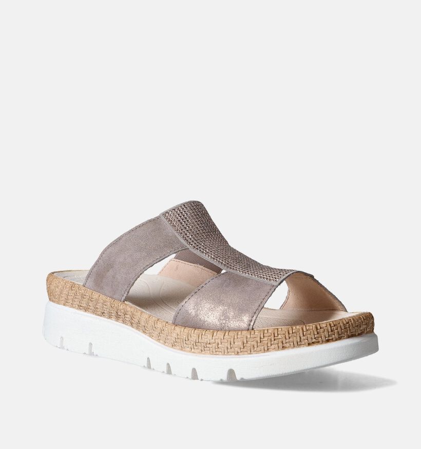 Gabor Gouden Slippers Met Sleehak voor dames (355766)