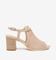 NeroGiardini Beige Sandalen op hak voor dames (370705)