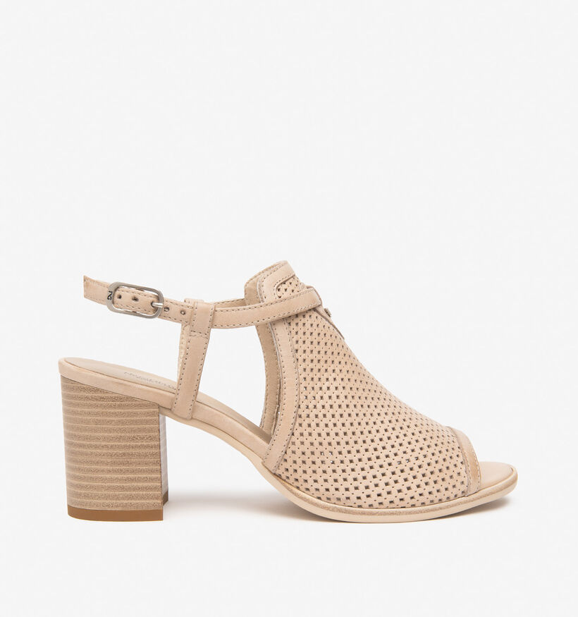 NeroGiardini Beige Sandalen op hak voor dames (370705)