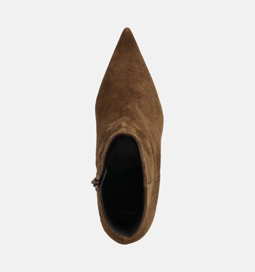 Zinda Bottines en Vert pour femmes (380878)