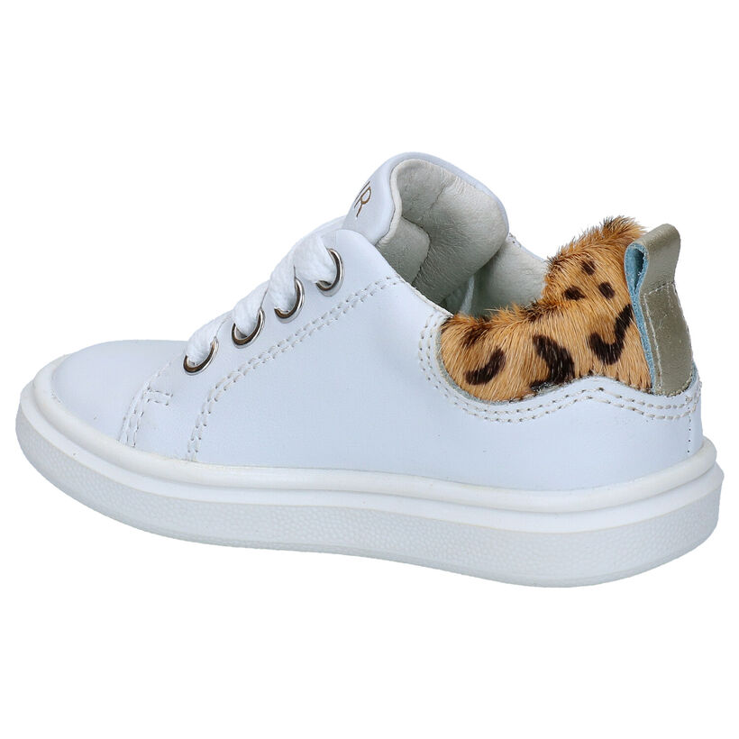 Bunnies Kiki King Witte Veterschoenen in leer (275284)
