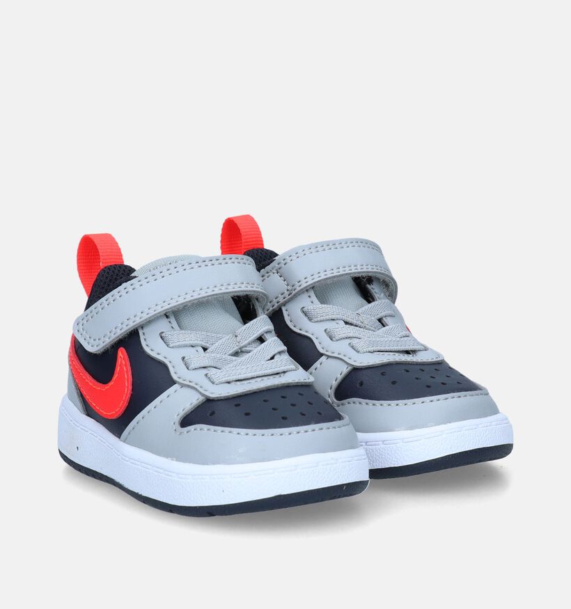 Nike Court Borough Low 2 TD Grijze Babysneakers voor meisjes, jongens (332239)