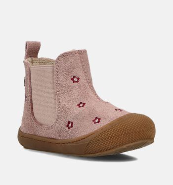 Naturino Chaussons bébé Cognac/Rose