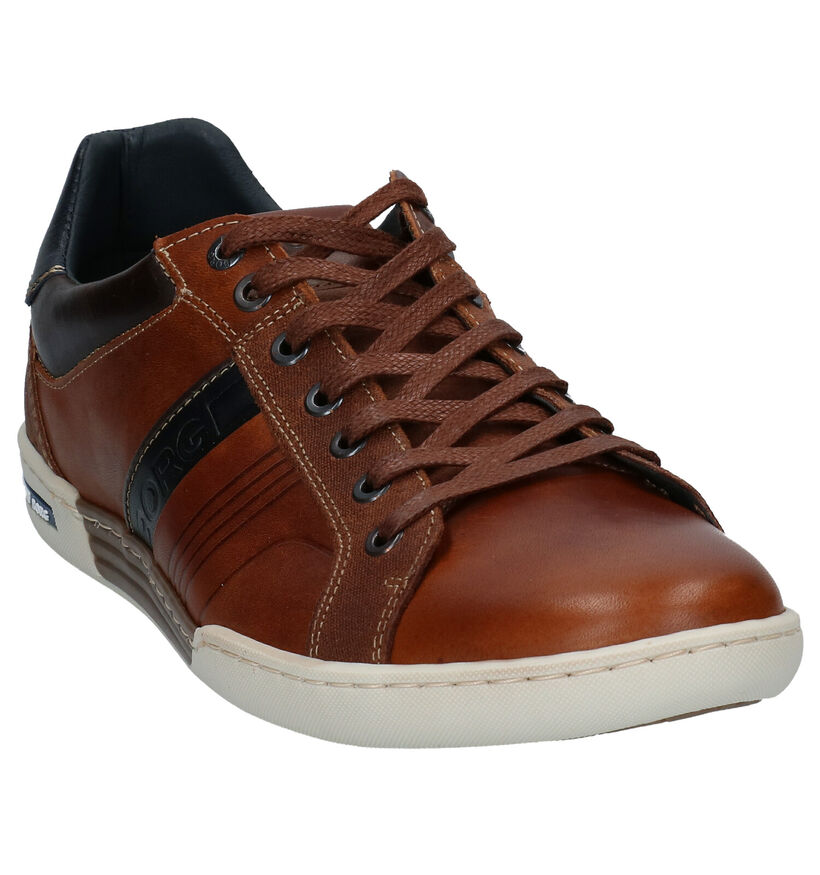 Björn Borg Coltrane Chaussures à lacets en Bleu en cuir (278577)