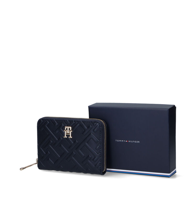 Tommy Hilfiger Iconic Porte-monnaie zippé en Bleu pour femmes (326217)