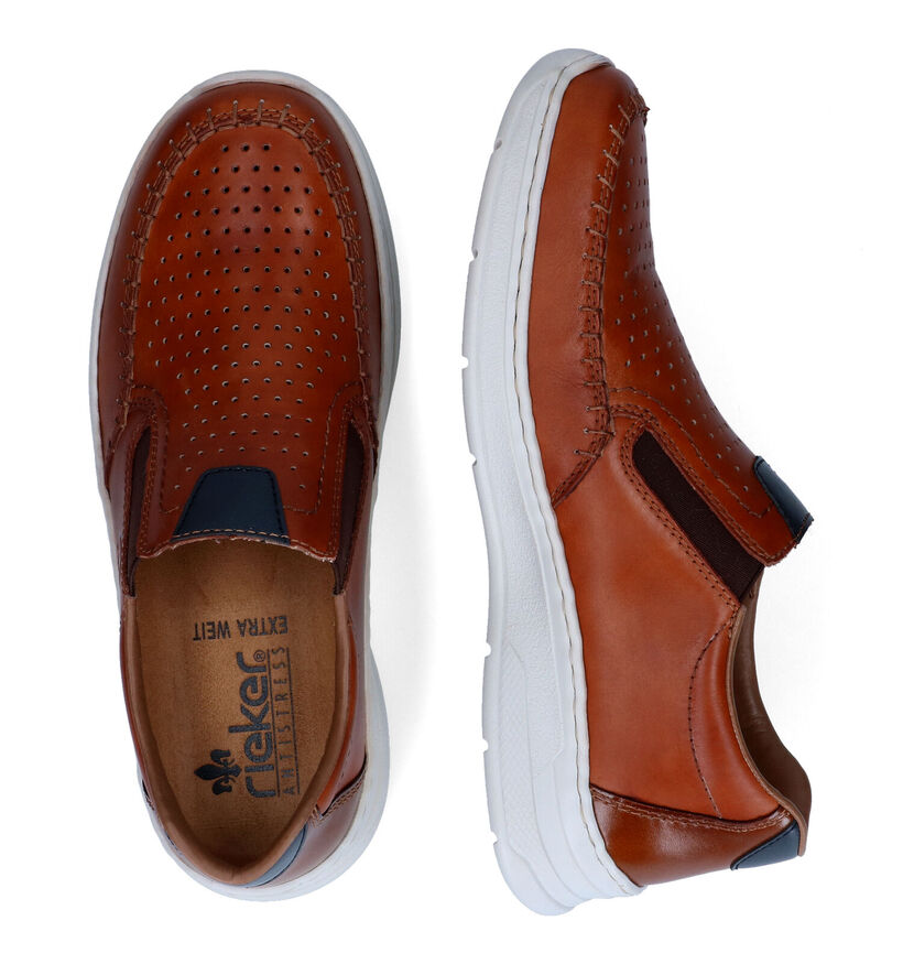 Rieker Chaussures confort en Cognac en cuir (308603)