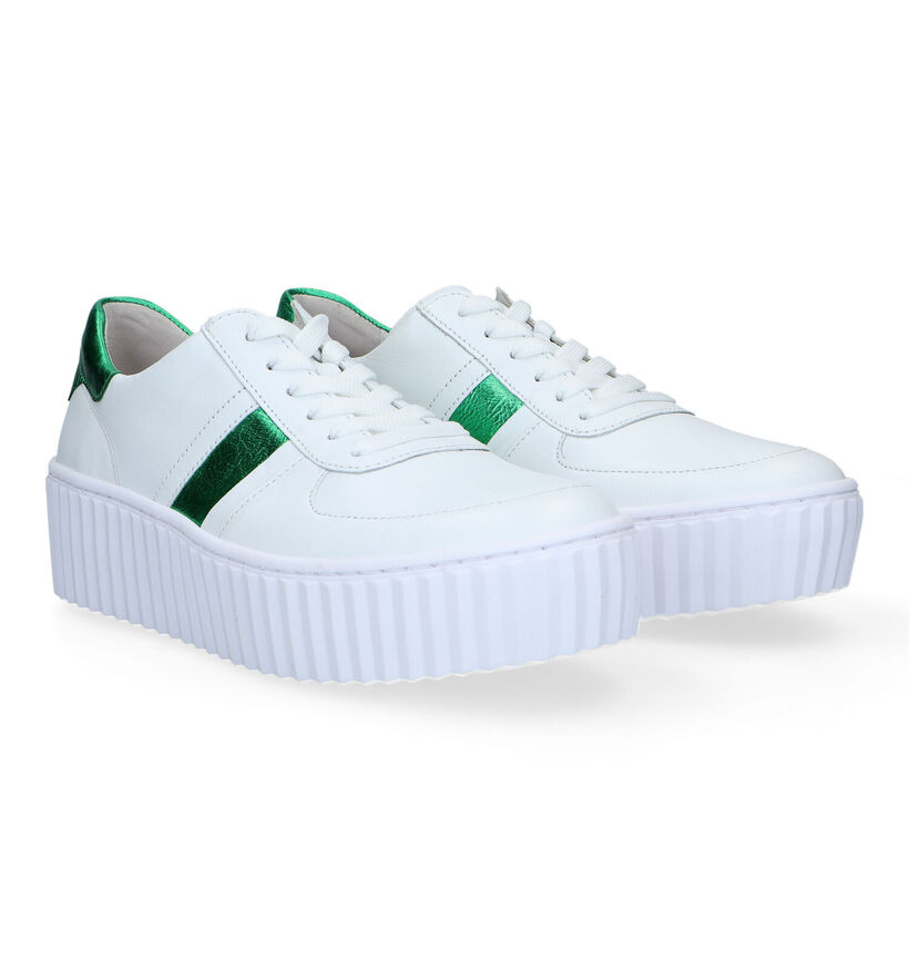 Gabor Best Fitting Witte Sneakers voor dames (323423) - geschikt voor steunzolen