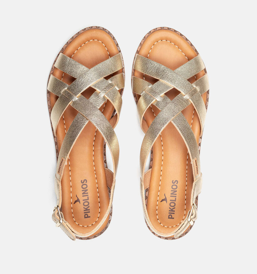 Pikolinos Algar Gouden Platte Sandalen voor dames (370551)